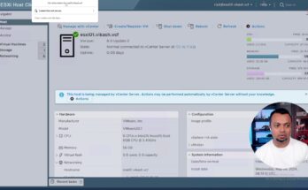 Vikash.nl - VMware VCF - Prepare your ESXi host for VCF install