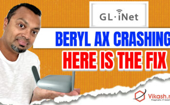 Beryl AX GL.iNET travel router crashing and fix during vacation