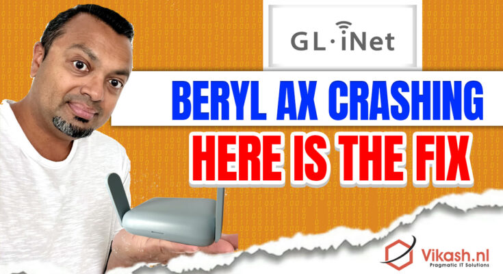 Beryl AX GL.iNET travel router crashing and fix during vacation