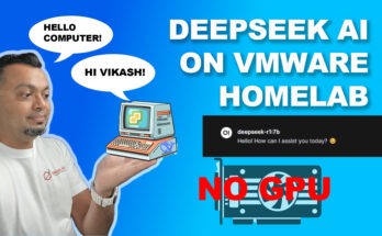 Deepseek AI on VMware Homelab - no GPU needed